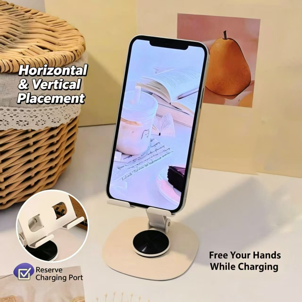 Cream Style Carbon Steel Porta - огляд і ціна Tablet Stand Adjustable