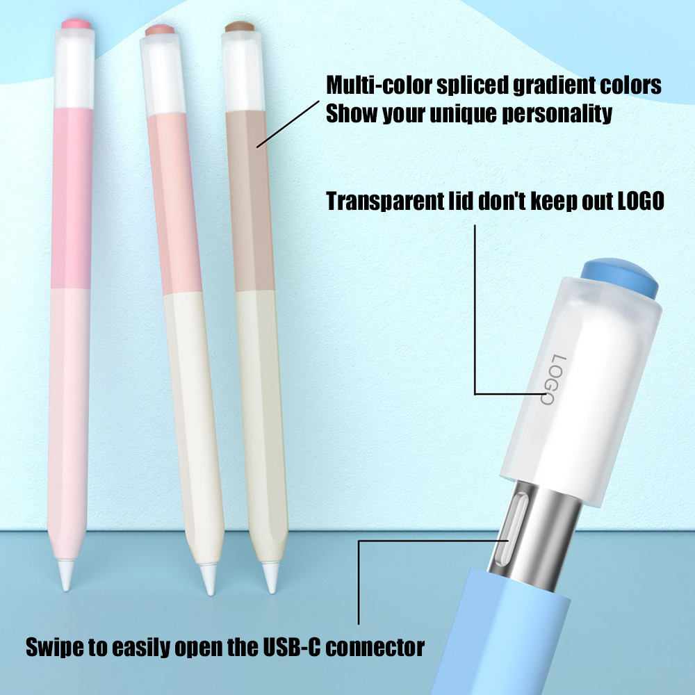Color Splicing Silicone Pen Ca - огляд і ціна Tablet Cover Accessories