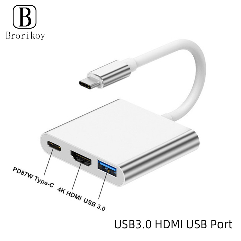 3 in 1 USB Type C Hub to 4K HD - огляд і ціна Huawei Tablet Accessories