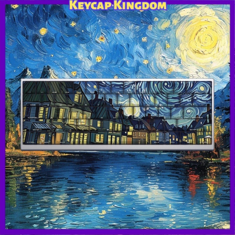 Van Gogh Starry Sky Theme Keyc - огляд і ціна Tablet Gaming Accessories
