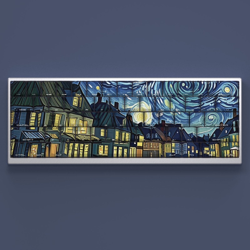 Van Gogh Starry Sky Theme Keyc - огляд і ціна Tablet Gaming Accessories