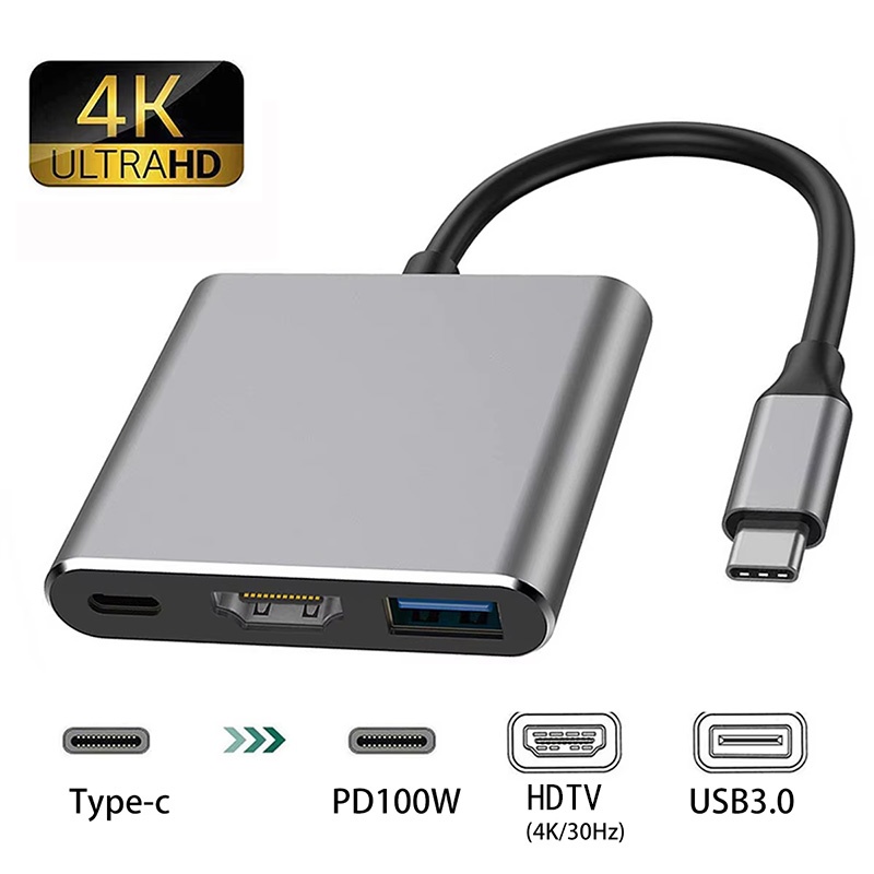 USB-C To HDMI-compatible 3 In  - огляд і ціна Hdmi Adapter Tablet
