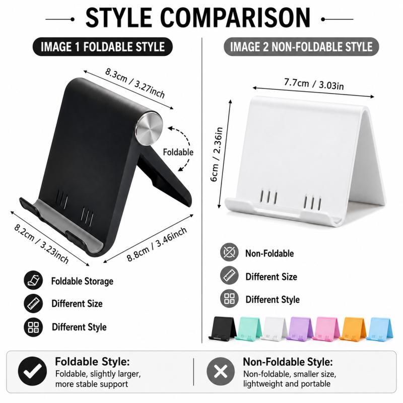 2pcs Foldable Phone Stand, 8 C - огляд і ціна Tablet Stand Adjustable