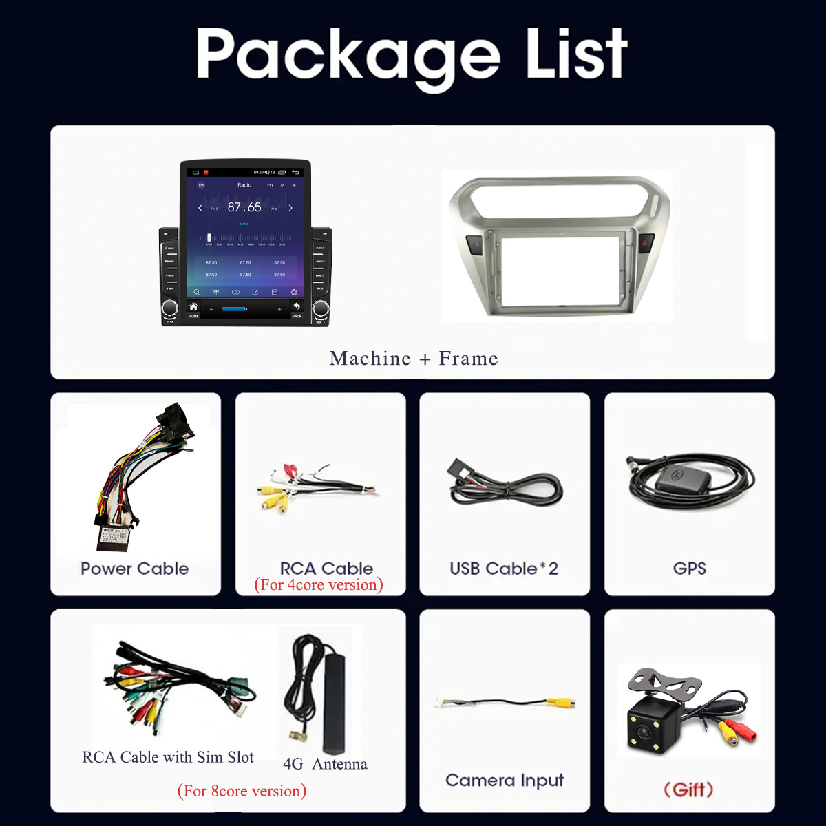 8G+128G Android 14 For Peugeot - огляд і ціна Tablet Danish Mobile & Accessories Photos