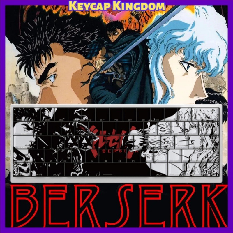 BERSERK Theme Anime Keycap 98  - огляд і ціна Tablet Gaming Accessories