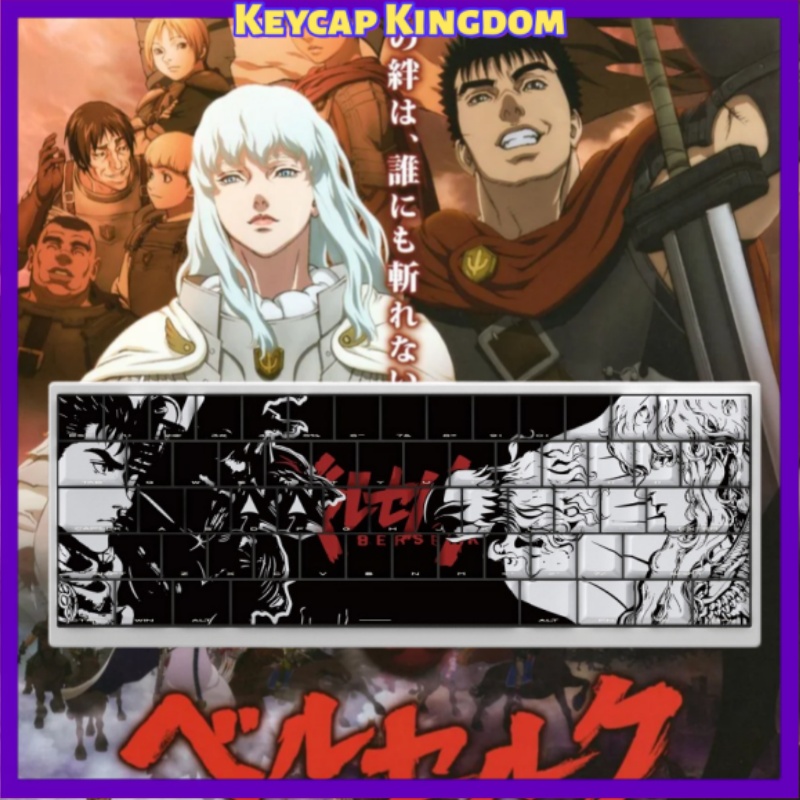 BERSERK Theme Anime Keycap 98  - огляд і ціна Tablet Gaming Accessories